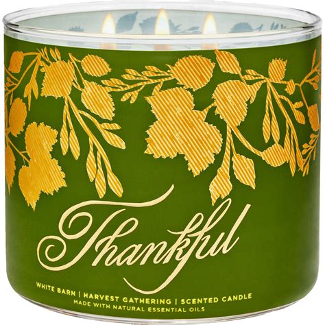 bath and body works thankful candle|single wick candles.